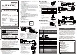 Предварительный просмотр 2 страницы Omron ZFX-SC50 Instruction Sheet