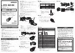 Omron ZFX-SC50S Instruction Sheet предпросмотр