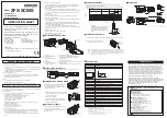 Preview for 2 page of Omron ZFX-SC50S Instruction Sheet