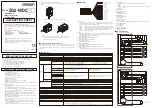 Preview for 1 page of Omron ZG2-WDC11 Instruction Sheet