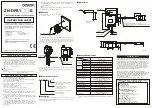 Preview for 2 page of Omron ZN-DPS1- *** -S Series Instruction Sheet