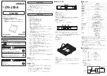 Omron ZN-J25A Instruction Sheet preview