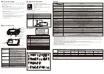 Preview for 2 page of Omron ZN-KMX21 Series Instruction Sheet