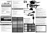 Preview for 2 page of Omron ZS-CRT Instruction Sheet