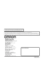 Предварительный просмотр 69 страницы Omron ZS-DSU Communication Command Reference