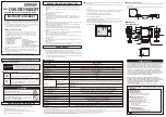 Preview for 2 page of Omron ZS-HLDS2V Instruction Sheet