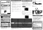 Omron ZS-HLDS3S Instruction Sheet preview