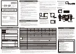 Предварительный просмотр 2 страницы Omron ZS-LD Series Instruction Sheet