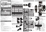 Omron ZX2-LDA Instruction Sheet предпросмотр