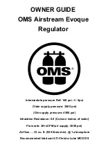 OMS Airstream Evoque Regulator Owner'S Manual preview