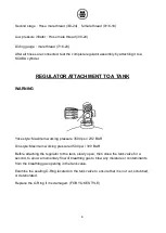 Preview for 8 page of OMS Airstream Evoque Regulator Owner'S Manual