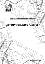 Preview for 1 page of OMS KEA 300 TGI Use And Maintenance Manual