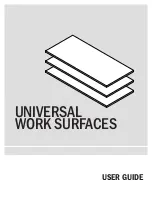 Preview for 1 page of OMT-Veyhl UNIVERSAL WORK SURFACES User Manual