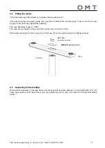 Предварительный просмотр 11 страницы OMT FREE.STAND 9051 Installation And Operating Instructions Manual