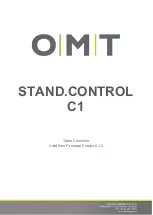 Предварительный просмотр 1 страницы OMT STAND.CONTROL C1 Operation Manual