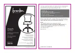 Preview for 1 page of OMX Brenton Studio Mesh Task Chair Assembly Instructions And Warranty Information