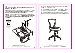 Preview for 5 page of OMX Brenton Studio Mesh Task Chair Assembly Instructions And Warranty Information