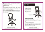 Preview for 6 page of OMX Brenton Studio Mesh Task Chair Assembly Instructions And Warranty Information