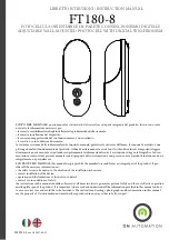 Предварительный просмотр 1 страницы On Automation FT180-8 Instruction Manual