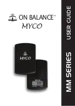 On Balance MYCO MM Series User Manual preview