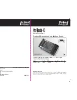 Preview for 1 page of On Board ProTech-C 4815 Manual And Installation Manual