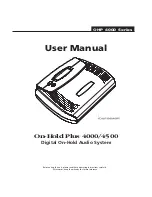 On-Hold Plus OHP 4000 Series User Manual предпросмотр