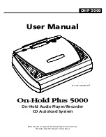 Preview for 1 page of On-Hold Plus OHP-5000 User Manual