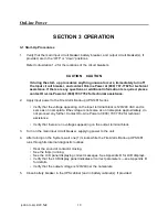 Preview for 24 page of On-Line Power Fire Alarm Back-up UPS1481 UNIT User Manual