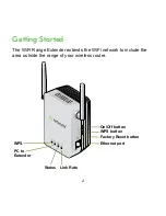 Preview for 2 page of on networks N300RE Installation Manual