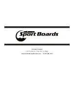 Предварительный просмотр 8 страницы On Point Products Inflatable Sport Boards SB.10.6 Owner'S Operating Manual & Safety Information