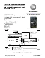 ON Semiconductor AP1302CS User Manual предпросмотр