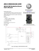 Предварительный просмотр 1 страницы ON Semiconductor AR0331SR User Manual