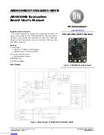 Предварительный просмотр 1 страницы ON Semiconductor AR0835HS User Manual