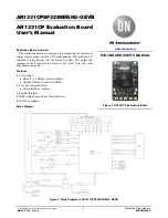 ON Semiconductor AR1331CP User Manual предпросмотр