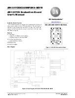 ON Semiconductor AR1337CSSC32SMFAH3-GEVB User Manual предпросмотр