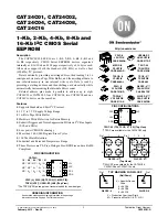 ON Semiconductor CAT24C01 Manual preview