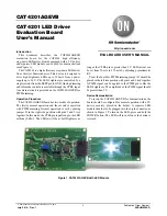 ON Semiconductor CAT4201AGEVB User Manual предпросмотр