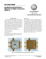 ON Semiconductor ECLSOIC8EVB User Manual предпросмотр