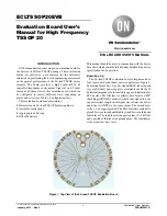 Предварительный просмотр 1 страницы ON Semiconductor ECLTSSOP20EVB User Manual