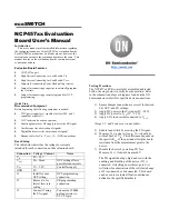 Предварительный просмотр 2 страницы ON Semiconductor ecoSWITCH NCP457 Series User Manual