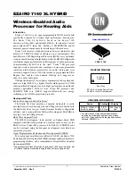 Preview for 1 page of ON Semiconductor EZAIRO 7160 SL Manual