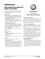 ON Semiconductor KAE0215X User Manual предпросмотр