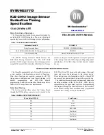 Предварительный просмотр 1 страницы ON Semiconductor KAI-2093 User Manual