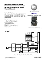 Предварительный просмотр 1 страницы ON Semiconductor MT9J003I12STMVH-GEVB User Manual