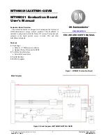 Предварительный просмотр 1 страницы ON Semiconductor MT9M021IA3XTMH-GEVB User Manual