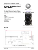 ON Semiconductor MT9M021IA3XTMZH-GEVB User Manual предпросмотр