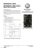 ON Semiconductor MT9S6NNV01 User Manual предпросмотр