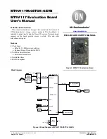 Предварительный просмотр 1 страницы ON Semiconductor MT9V117 User Manual