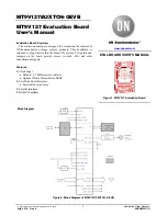 Предварительный просмотр 1 страницы ON Semiconductor MT9V127IA3XTCH-GEVB User Manual