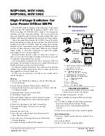 Предварительный просмотр 1 страницы ON Semiconductor NCP1060 Manual